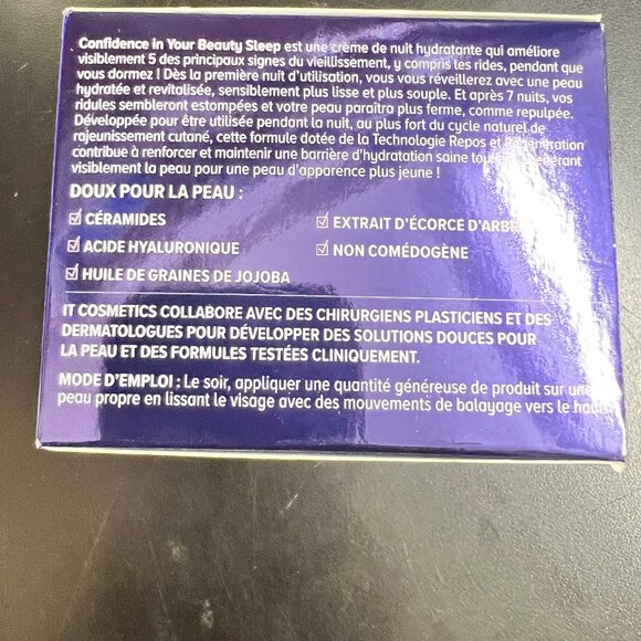 IT Cosmetics Confidence Your Beauty Sleep Skin Transform Pillow Cream 4 … - Picture 2 of 6